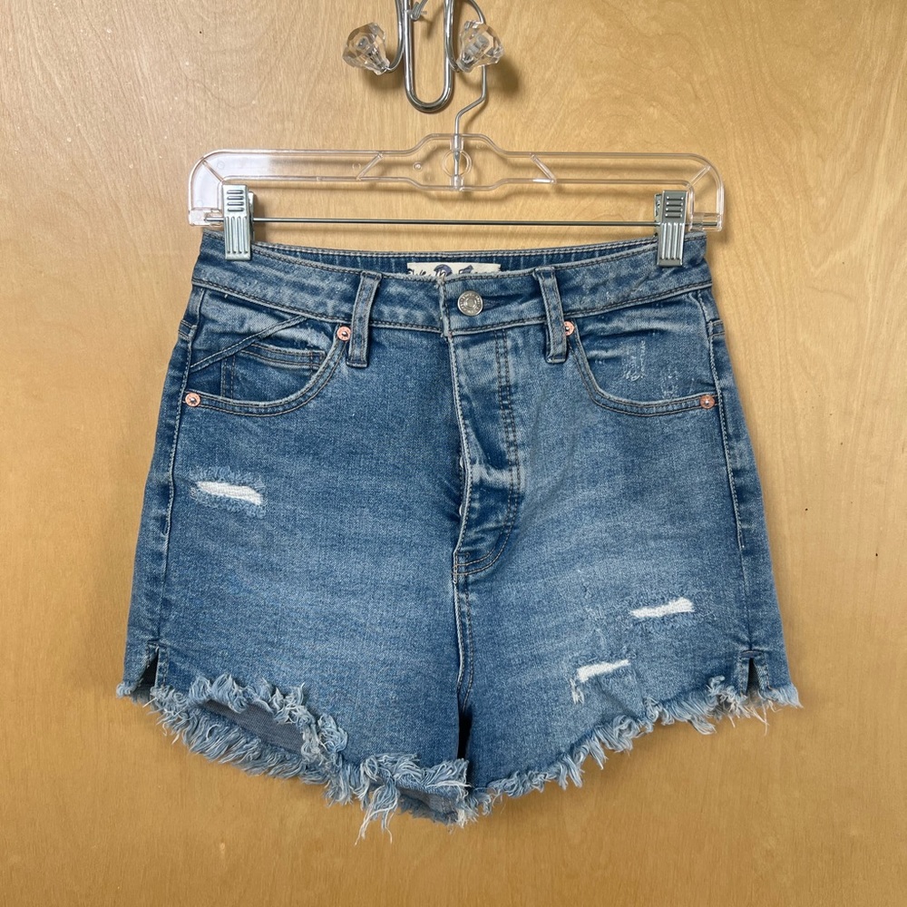 Free People crvy vintage high rise shorts
